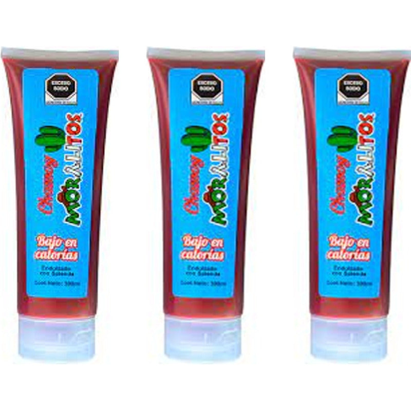 Chamoy Moralitos Bajo En Calorías 300 Ml 3 Pz