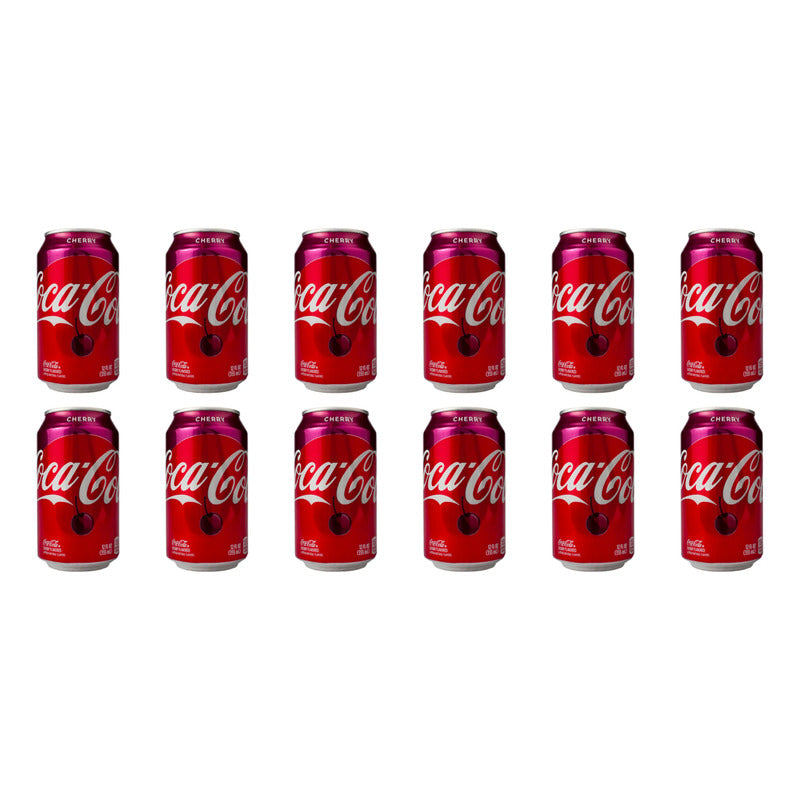 Refresco Coca Cola Sabor Cereza 12 Piezas De 355ml