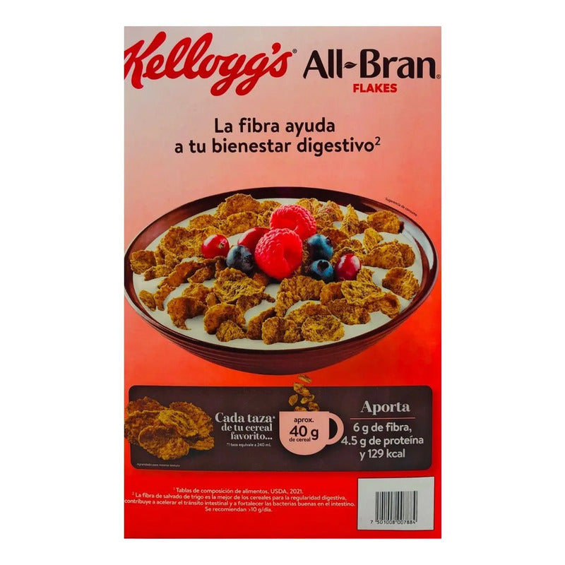 Cereal Kellogg's All Bran Flakes 1.10kg Con La Mejor Fibra