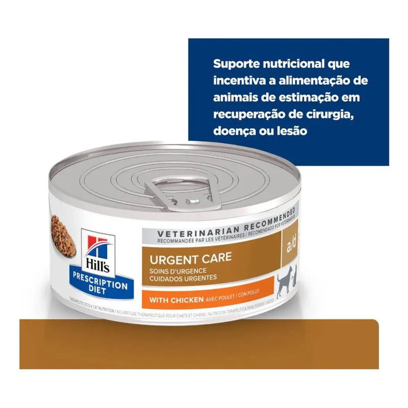 Alimento Hill's Prescription Diet Hills Para Perros Y Gatos De Todas Las Edades Y Razas, Todos Los Tamaños, Sabor A Pollo, 156 G