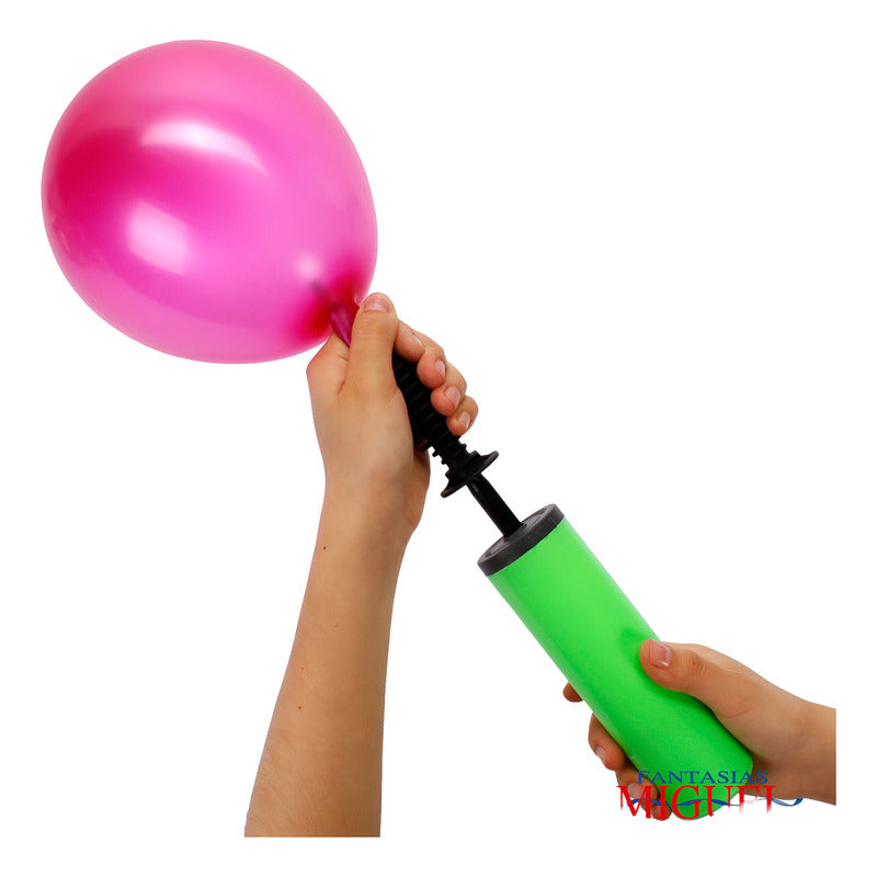 Mylin Bomba Para Inflar Globos Color Verde 29cm 1 Pz Verde