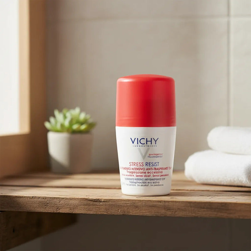 Desodorante Vichy Stress Resist Roll On 72hrs  50ml Sin Alcohol