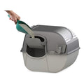 Arenero Para Gatos Grande Omega Paw Color Gris Autolimpiable