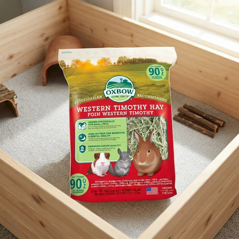 Oxbow Heno Timothy Para Pequeños Mascotas, 2.5 Kg