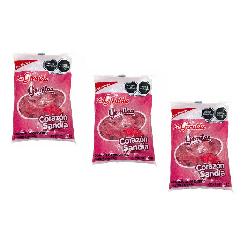 Gomitas De Corazón La Giralda 1 Kg (3 Piezas)