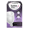 Copa Menstrual Kotex Unika Cup Talla Grande 1 Pieza Transparente Grande