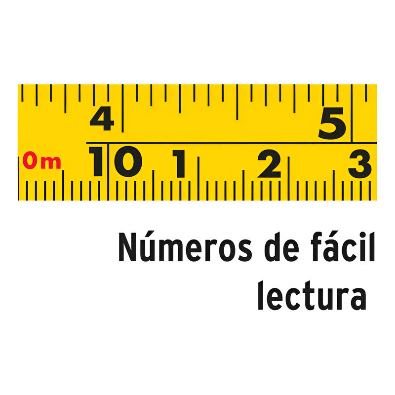 Cinta Larga, Carcasa Plástica, 30m, Metálica, Truper 12639