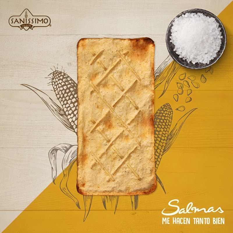 Tostaditas Horneadas Salmas Sanissimo Caja C/48 Paquetes
