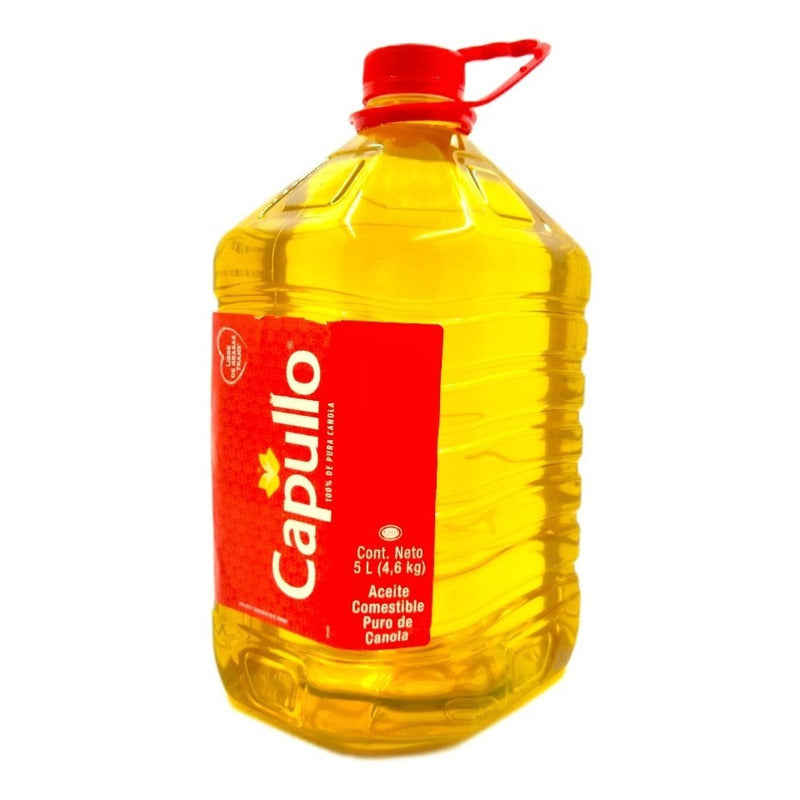 Capullo Aceite 5 Litros 100% De Pura Canola