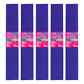Papel Crepe Color Azul Marino De 50cm X 2m 10 Pliegos Azul Marino Papel Crepe