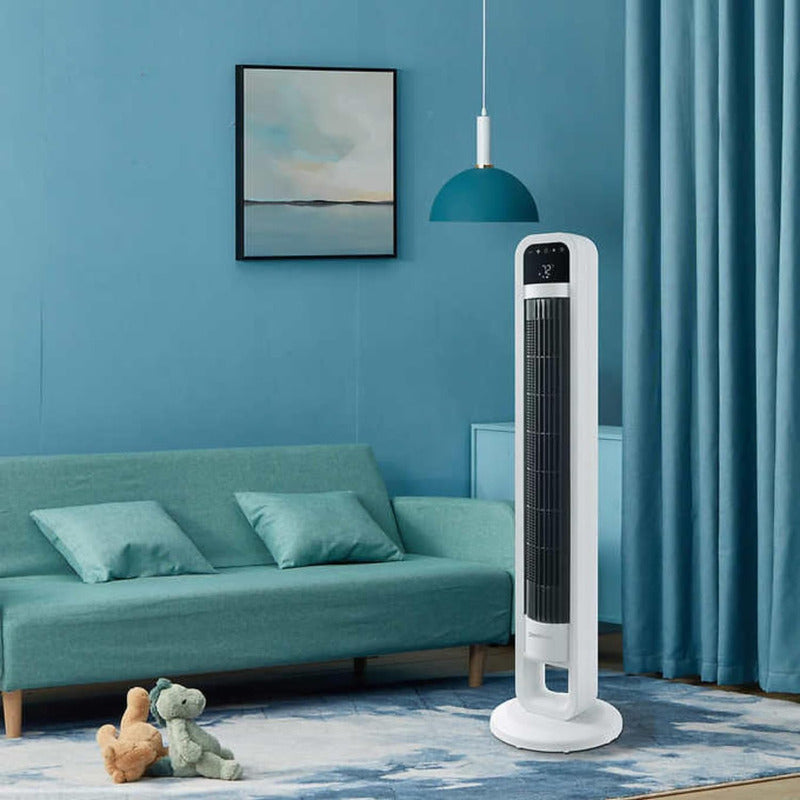 Ventilador De Torre Omnibreeze 4 Velocidades 0 26 Cm Blanco Plástico