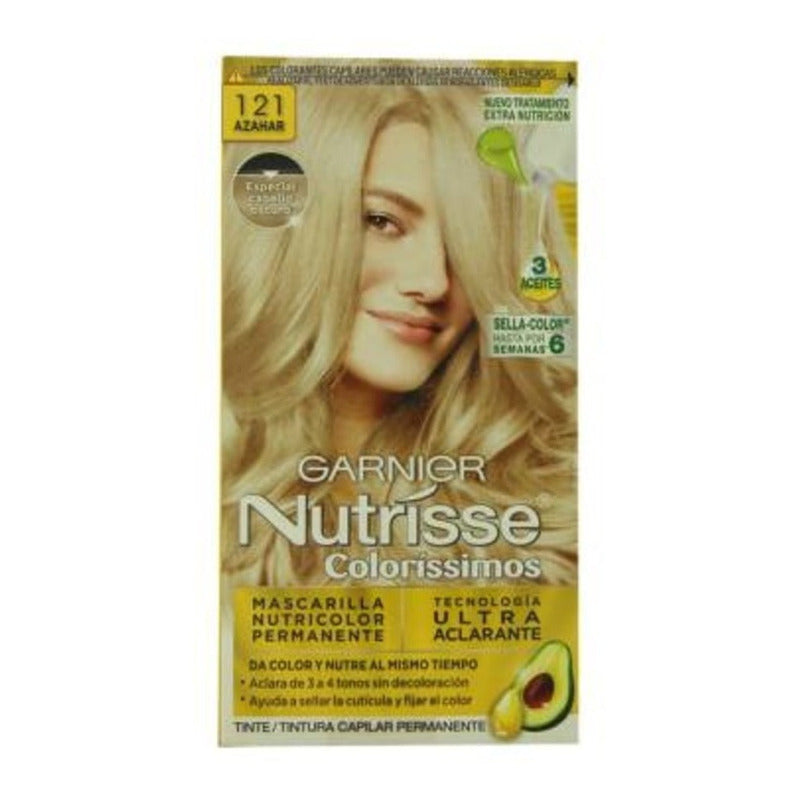5 Pz De Tinte Para Cabello Garnier Nutrisse Coloríssimos 121 12/1