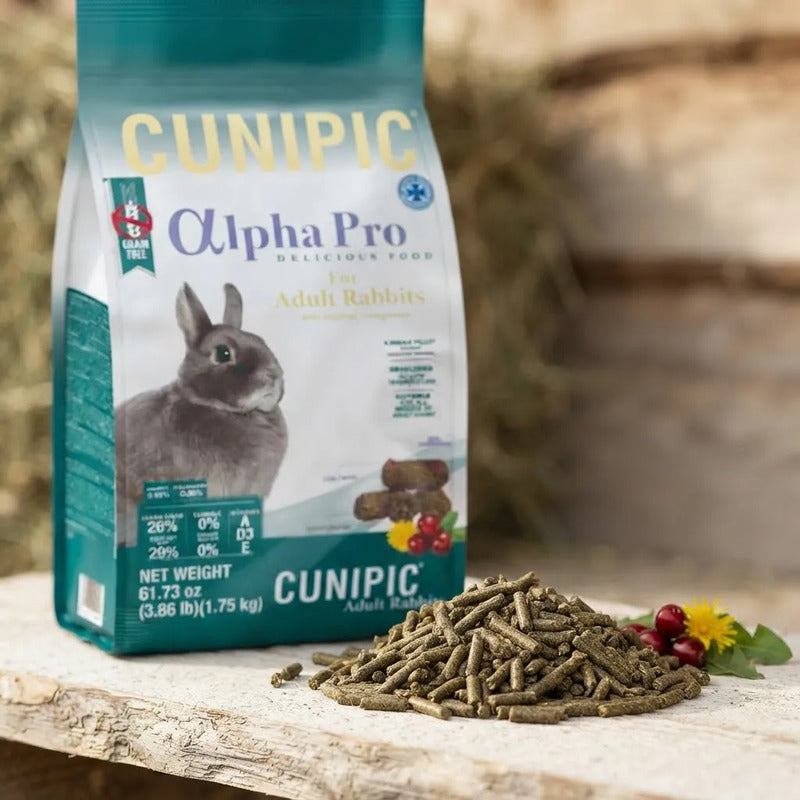 Cunipic Alpha Pro Alimento Para Conejo Adulto, 4 Kg