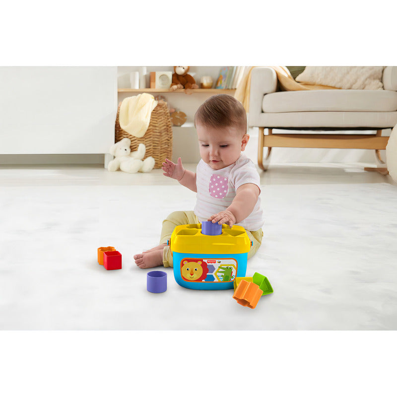 Fisher-price Fgp10 Primeros Bloques Del Bebe 6m+ Color Amarillo Con Azul