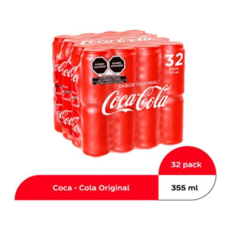 Refresco Coca Cola 32 Pzas De 355 Ml Psh