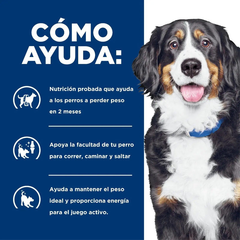 Alimento Hill's Prescription Diet Metabolic + Mobility J/d Para Perro Adulto Sabor Pollo De 10.9 Kg