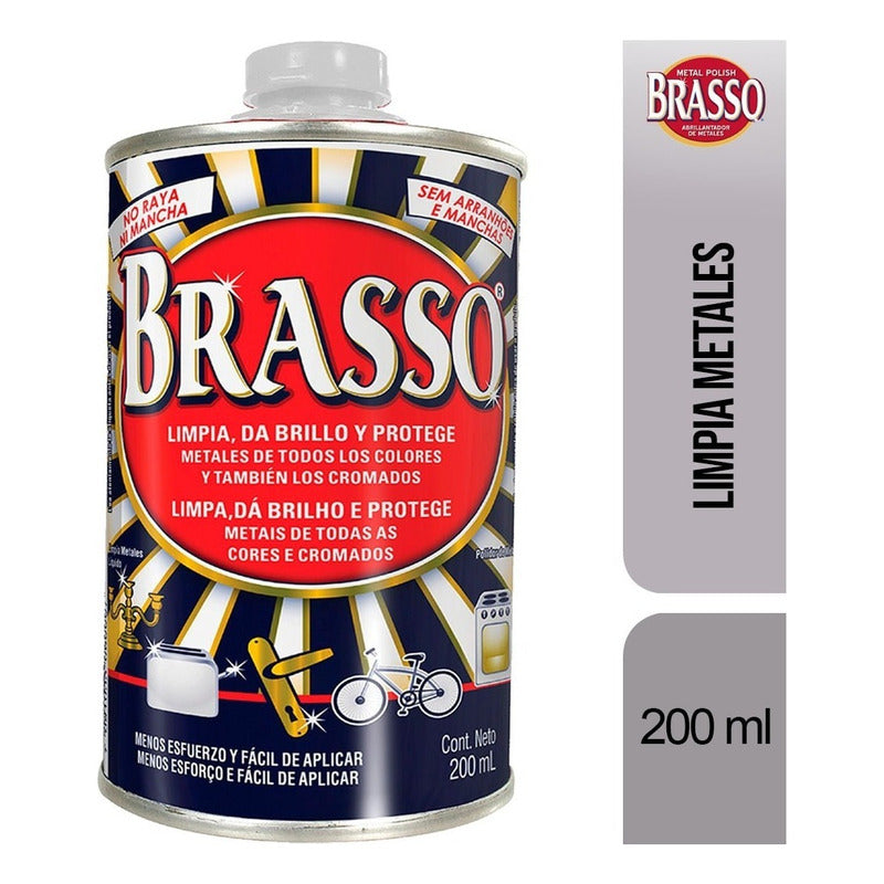 Brasso® Líquido Limpia Metales De 200 G