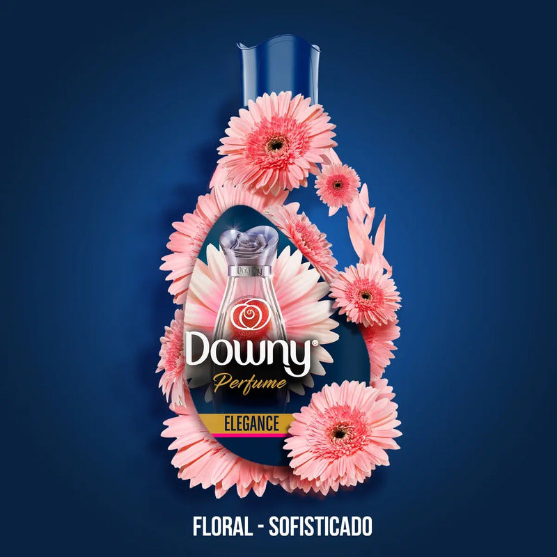 Suavizante Downy Elegance, Perfume Sofisticado Con Notas Florales, 2.6l