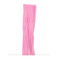 Limpia Pipas De Terciopelo Color Rosa Pastel 30cm 100pz