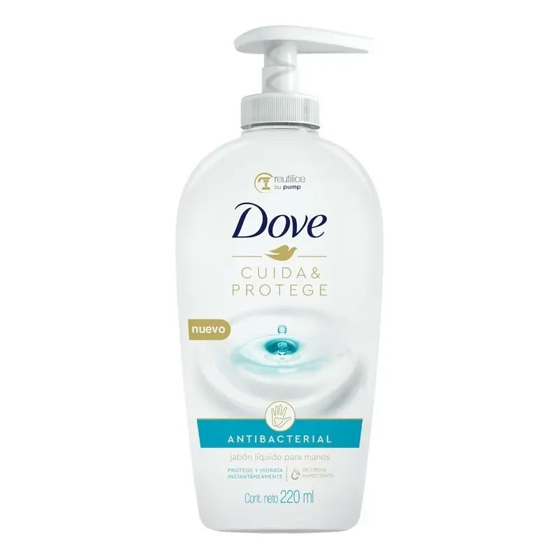 Jabón Líquido Para Manos Dove Cuida Y Protege 220ml