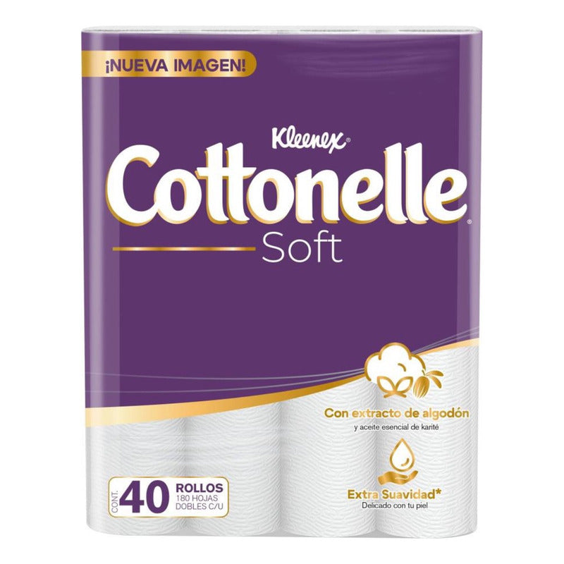 Papel Kleenex Cottonelle Soft Xl 32 Rollos