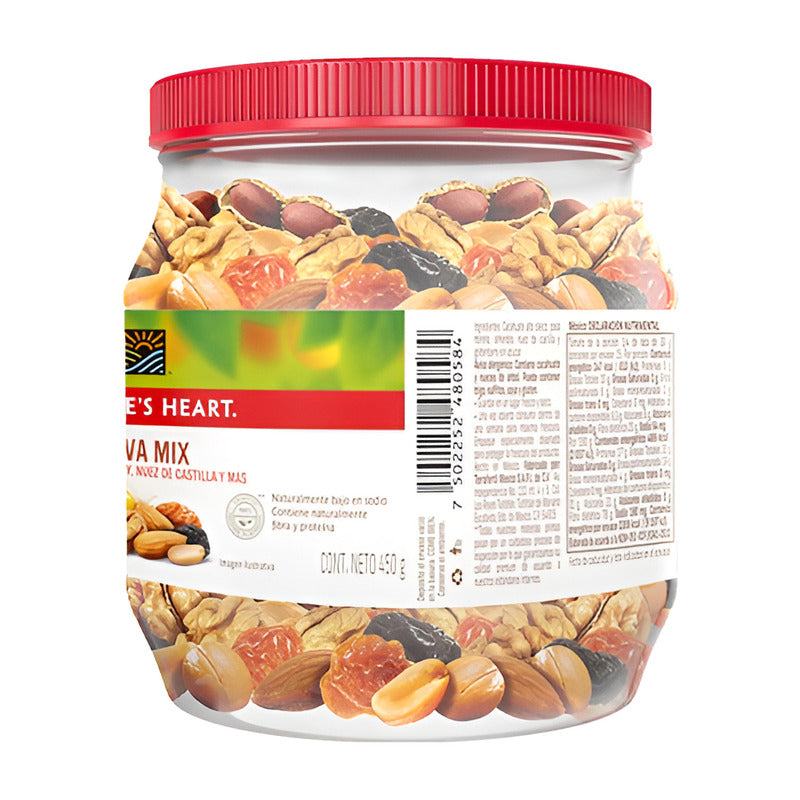Nueces Y Fruta Deshidratada Nature's Heart Festiva Mix Envase
