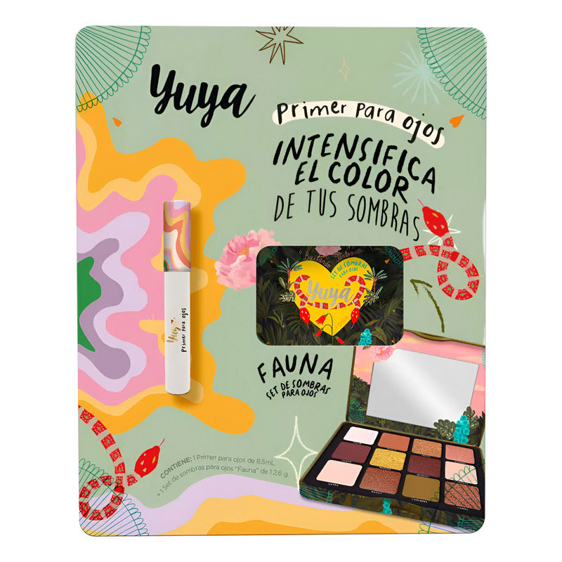 Yuya Sombras Y Primer Para Ojos Modelo Fauna Multicolor