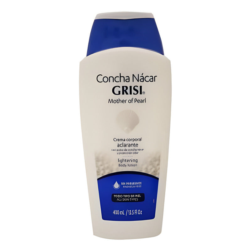 5 Pza Crema Corporal Grisi Concha Nácar Aclarante Todo Tipo Neutra