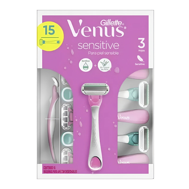 Rastrillos Para Afeitar Gillette Venus Sensitive Desechables
