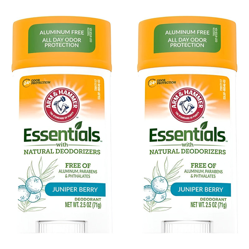 Desodorante Arm & Hammer Essentials Fruta De Enebro (2pzas) Fruta De Enebro