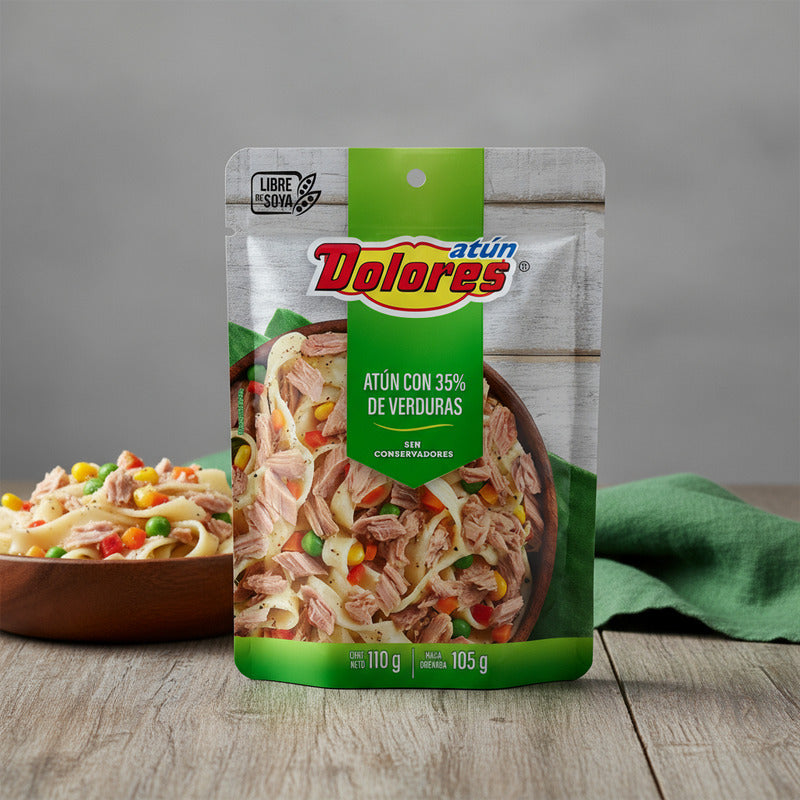 Atún Dolores Ensalada De Atún Con Verduras 3 Piezas De 110gr