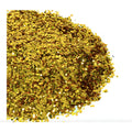 Diamantina #2 Color Amarillo Metalico De 0.6mm 3 Pzas De 50g Amarillo