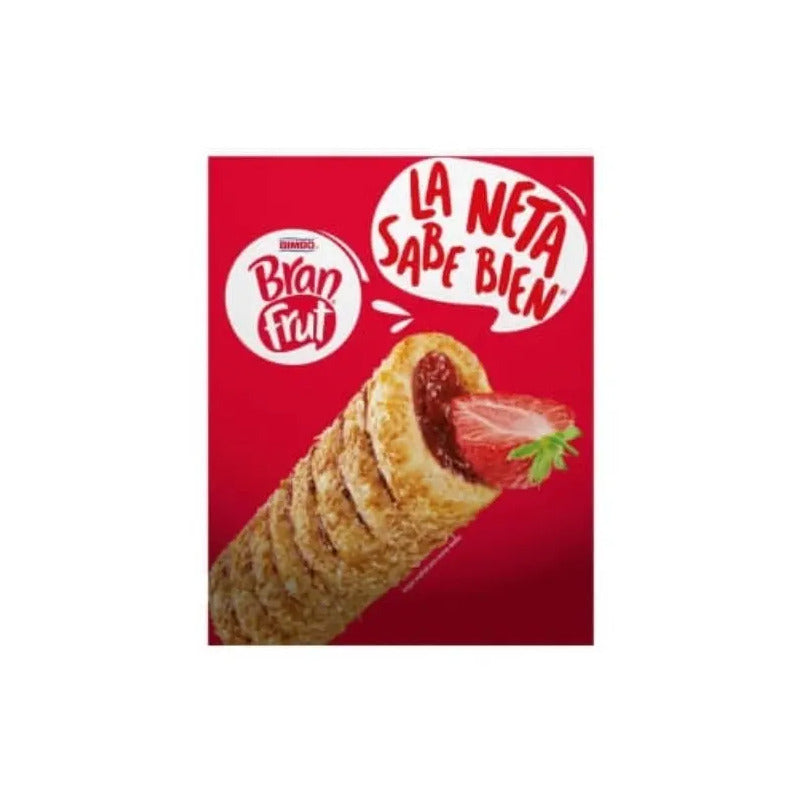Barras De Hojaldre Bimbo Bran Frut Sabor Fresa ( 24 Piezas )