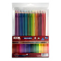Lápices Colores Scool Largos Triangulares  80 Piezas (2 Paq) Multicolor
