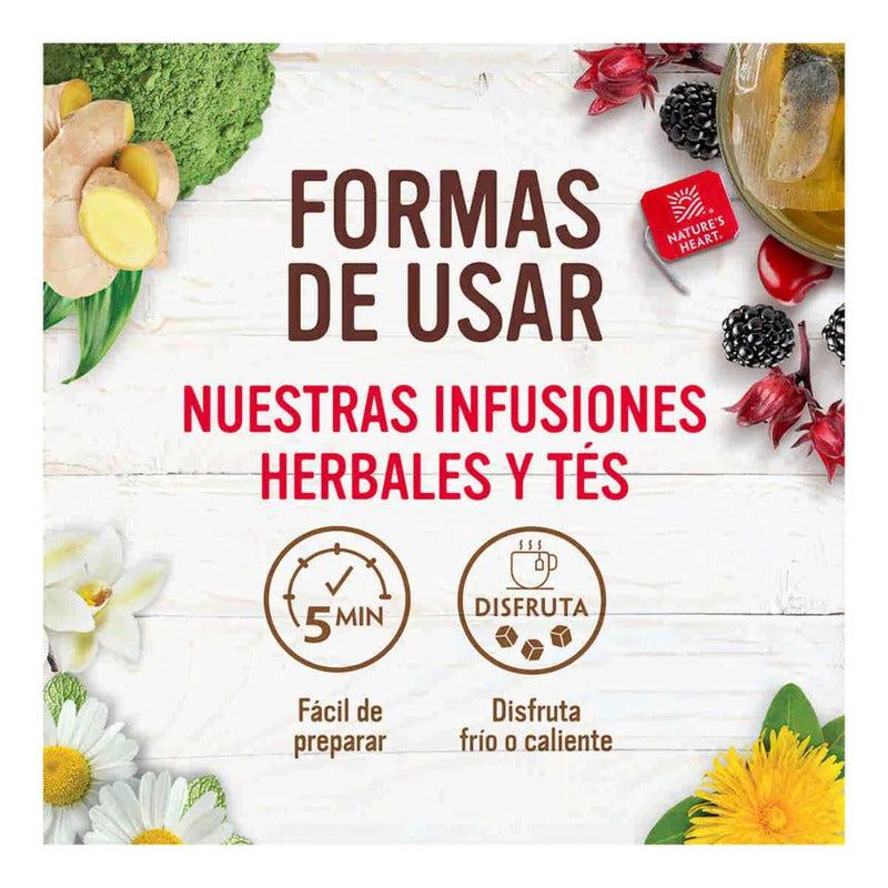 Té Surtido Natures Heart Fruit 35g