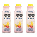 Bebida Lifeway Kefir Sabor Fresa Plátano 6 Piezas De 946ml