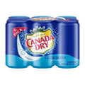 Agua Mineral Canada Dry Club Soda 6 Latas De 237ml (1 Paq)
