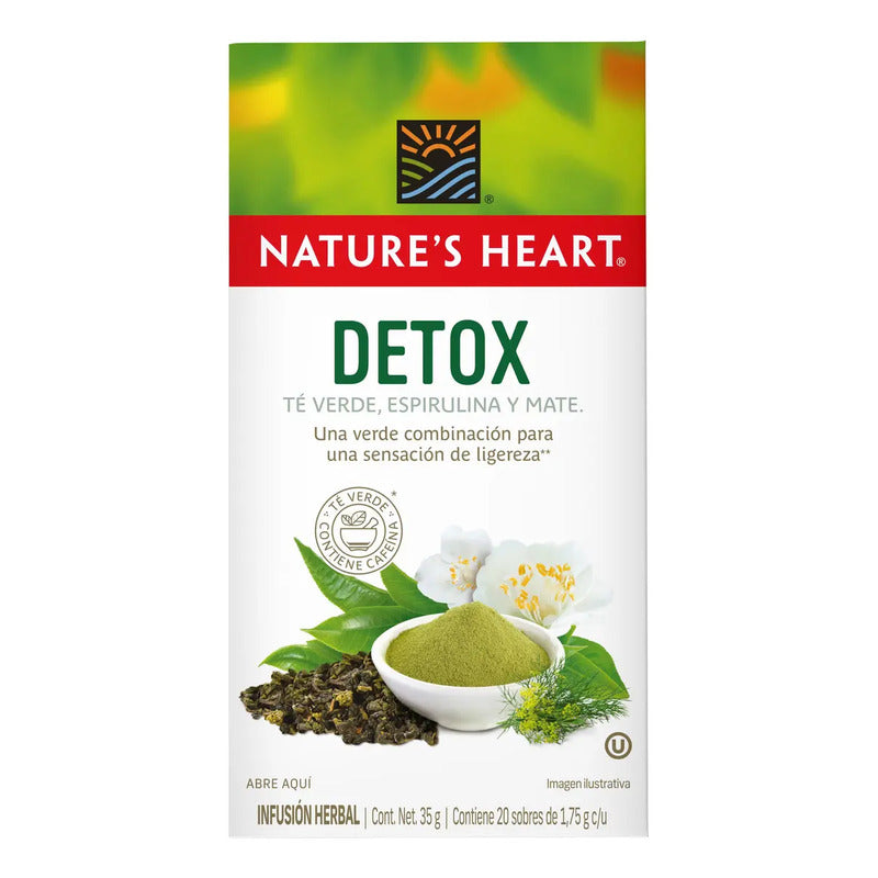 Té Nature's Heart Té Verde En Saquitos 30 g 20 u