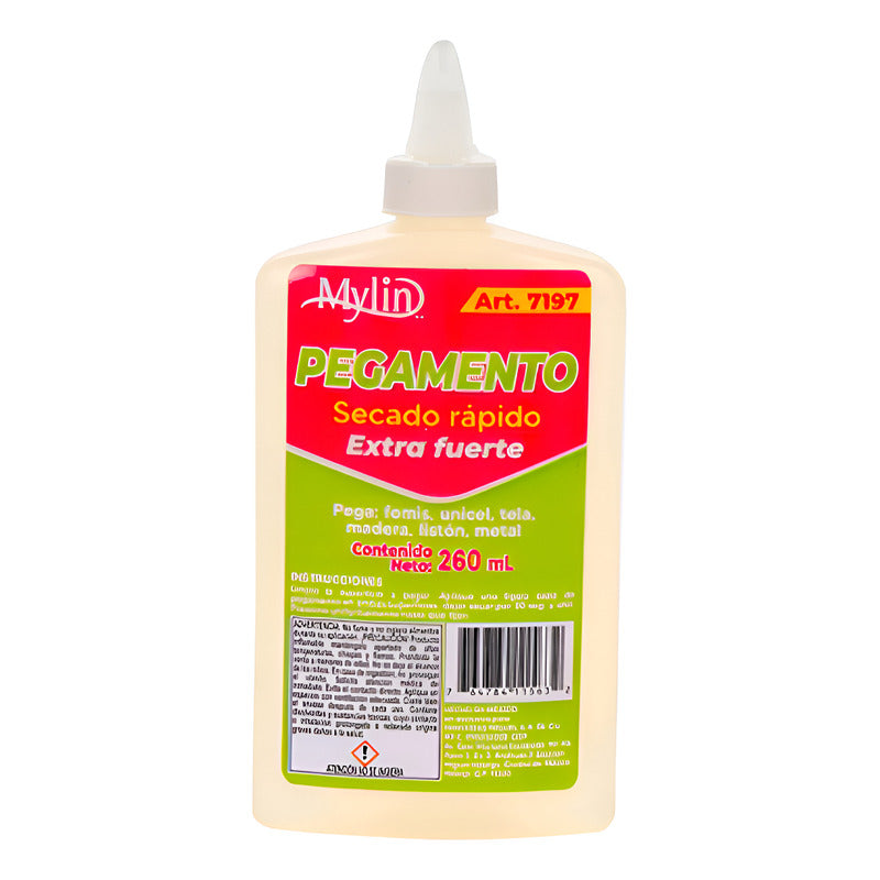 Pegamento Seca Rápido Extra Fuerte 260ml 1pz Sin Color