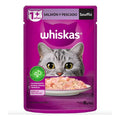 Alimento Whiskas Soufflé Salmón Y Pescado 85gr (3 Sobres)