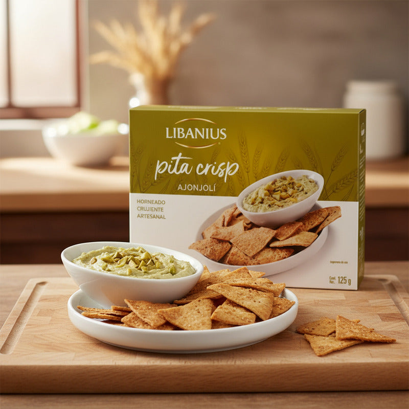 Pita Crisp Tostado Con Ajonjolí Libanius Pita 6 Pz De 125gr