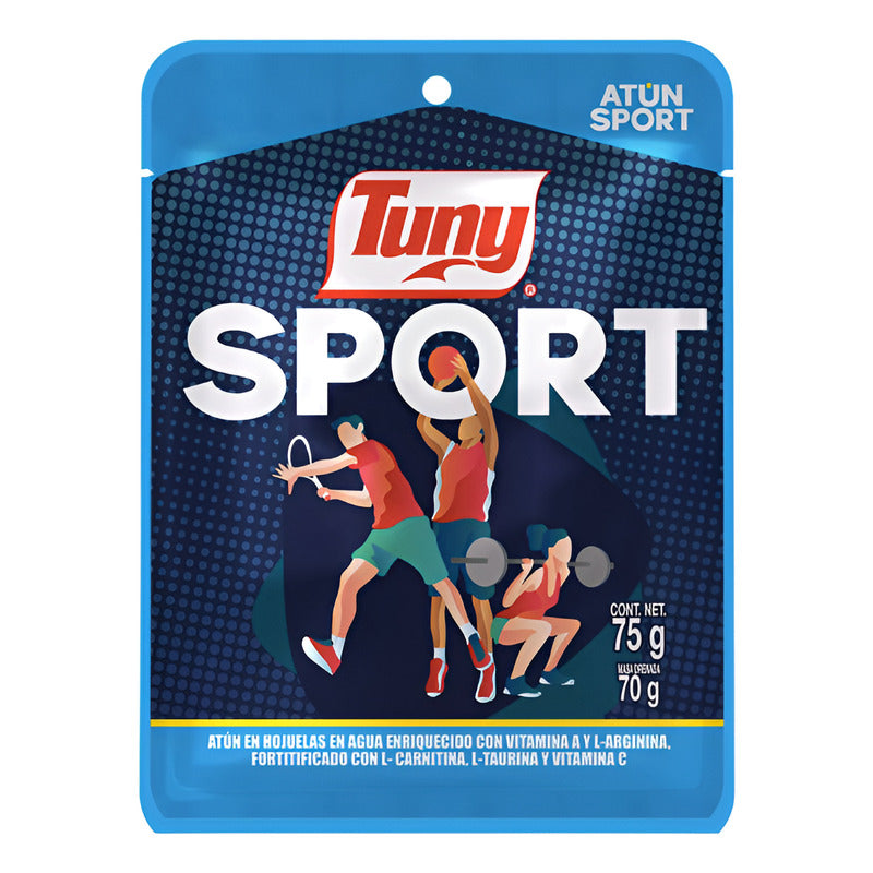 Atún En Agua Sport Tuny 12 Piezas De 75gr