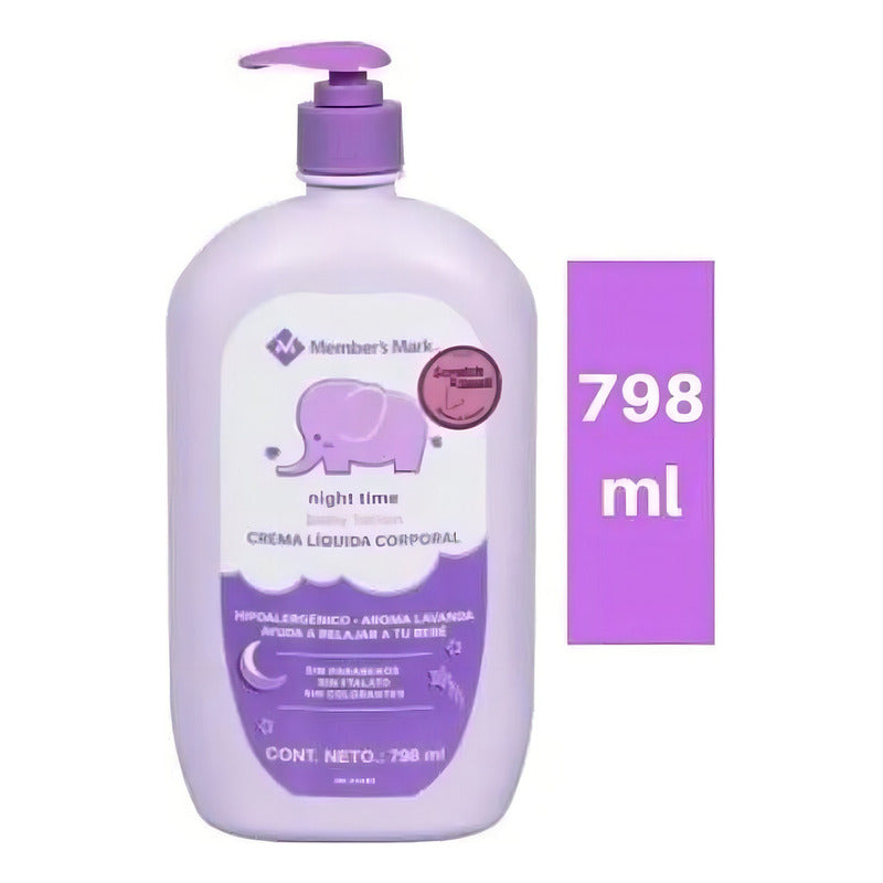 Crema Corporal Relajante Para Bebé Lavanda Hipoalergénico