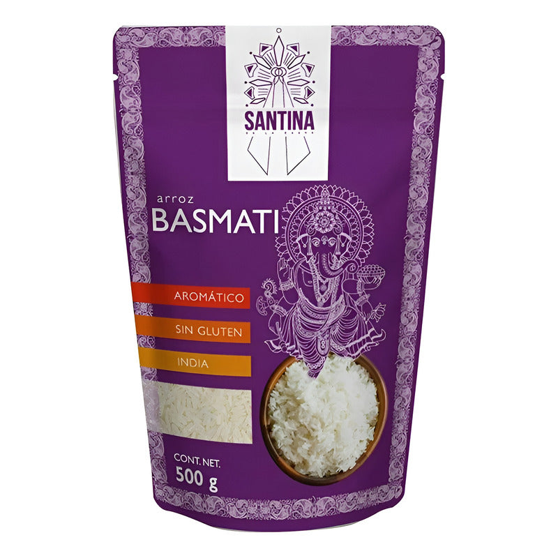 Arroz Santina Basmati Especializado 500g  (4pzs)