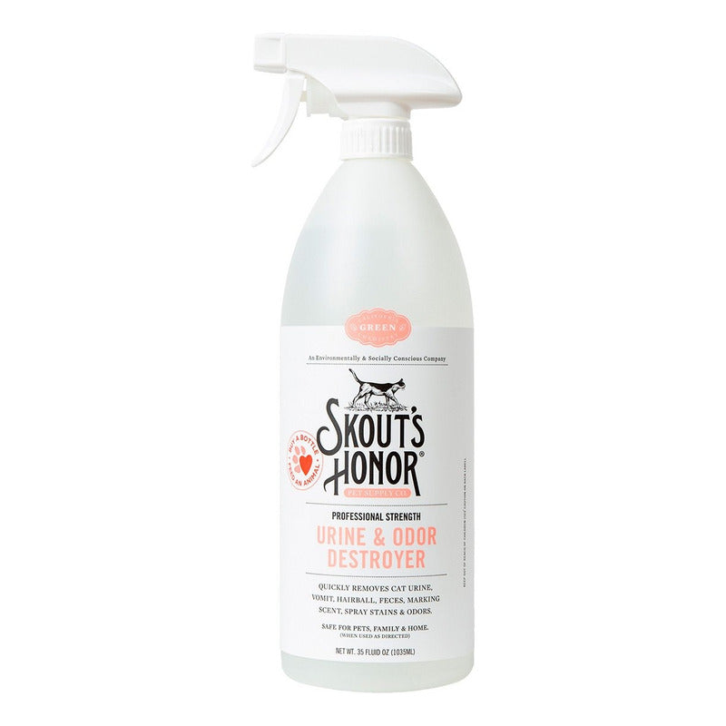 Lim Destructor De Orina Y Olor Para Gatos 1 L Skout's Honor