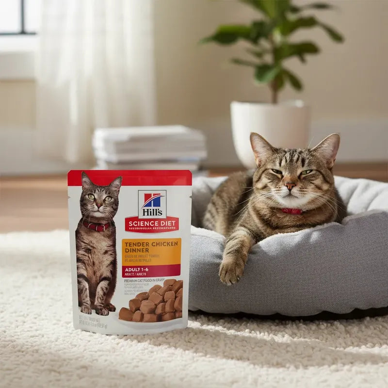 Alimento Húmedo Gato Adulto Pollo Trocitos En Gravy, 79 G