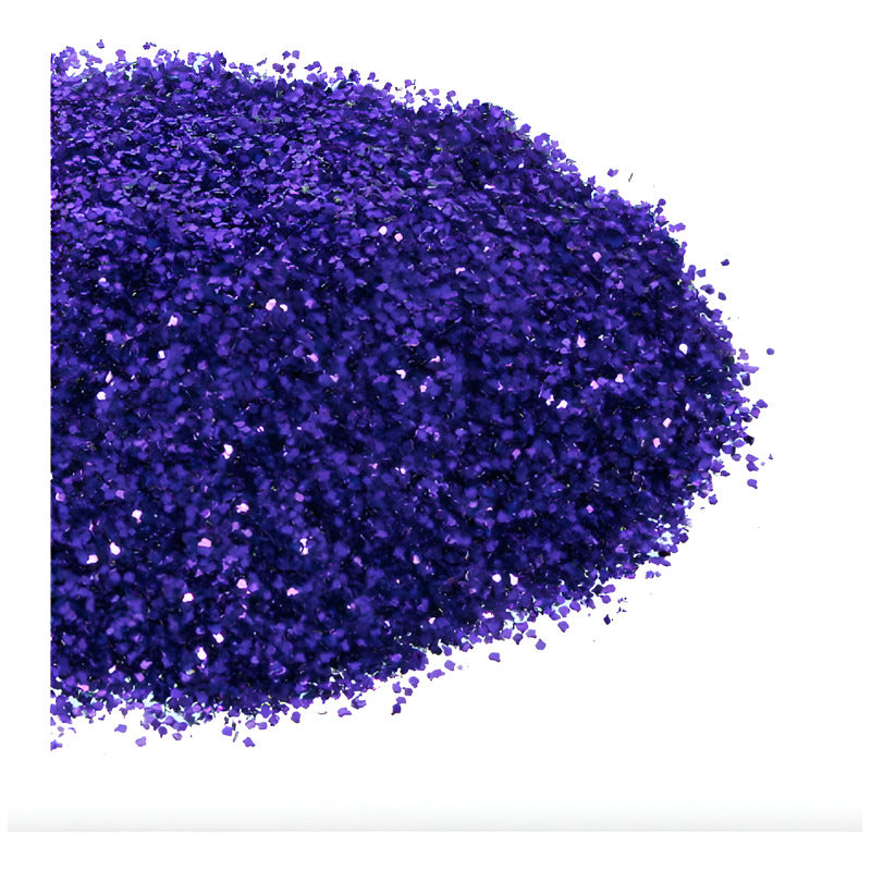 Diamantina Del #1 Color Morado Metalico De 1mm 9 Pzas De 50g Morado