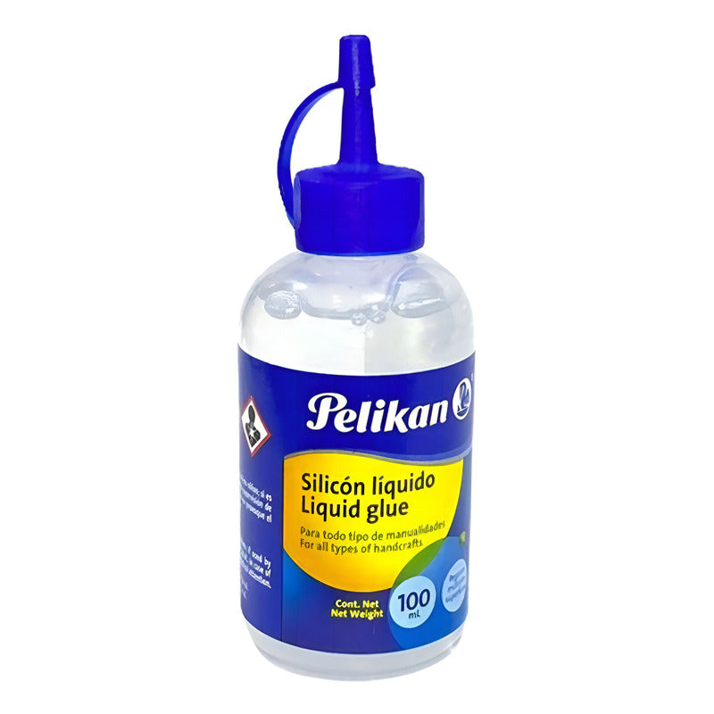Silicona Líquida Pelikan De 100 Ml Para Manualidades Y Reparaciones Transparente