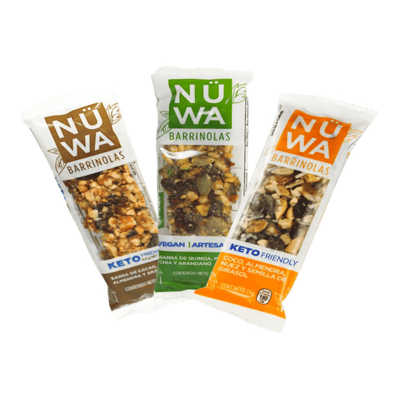 Nüwa Barrinolas 140 G Surtido (3 Piezas)