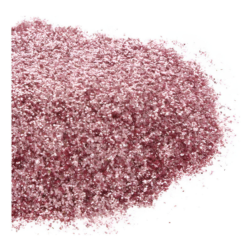 Diamantina #2 Rosa Claro Metalico De 0.6mm 12 Piezas De 50gr Rosa Claro